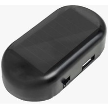 Araç Için Caydırıcı Solar Enerji Ile Şarj Olan Güçlü Yapışkanlı Işıklı Plastik Mini Alarm Görünümlü Aparat