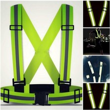 Caro (1292) Motosiklet - Bisiklet Reflektörlü Yelek - Motosiklet, Bisiklet ve Scooter Reflektör Yelek ile Uyumlu