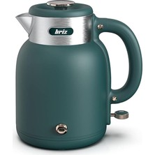 BR1040 Retro Yeşil Su Isıtıcı Çelik Kettle