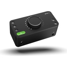 Evo4, Evo 4 USB Ses Arabirimi Ses Kartı Müzik Üretimi Için (2 In / 2 Out USB Ses Arayüzü, 48 Volt Phantom Besleme, 2 Mikrofon Preamp, Loopback,windows/mac/ios), Siyah