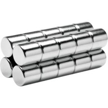 Neodyum Mıknatıs Magnet - 8 mm Çap - 8 mm Kalınlık - 2 Adet