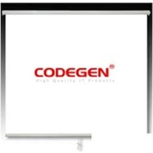 Ax-20 200X200CM Siyah Fonlu Storlu Kilitleme Mekanizmalı Projeksiyon Perdesi, Beyaz