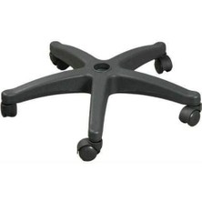 Ofis Büro Çalışma Sandalye Koltuk Için Tekerlekli Döner Yıldız Ayak Üniversal Plastik