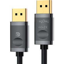 4K/60Hz 2K/165Hz Displayport V1.2 Kablo 1.5 Metre