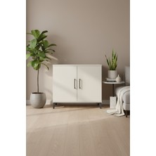 Silva Şifonyer 2 Raflı 2 Kapaklı 88X30X80 Aytaşı Şifonyer