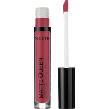 Matte Queen Lipstick 21 Pink Bliss Kalıcı Likit Ruj, Kırmızı