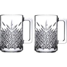 Vento Store Pasabahce Timeless Fincan/kupa 310 cc T Damla Logo (K) 2'li Kutudadır