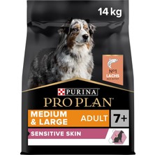 Medium Large Somonlu Kuru Köpek Maması, Yetişkin 7+ Yaş, 14 kg