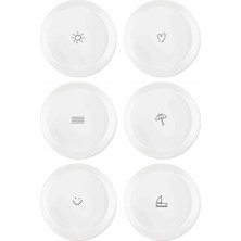 Vento Store Mia Summertime 6 Parça Tabak - 10 cm