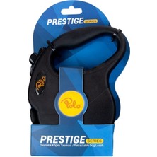 Polo-Polo Prestige Makaralı Otomatik Tasma S 5 Metre - 15 kg Beyaz-Siyah