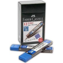VENTO STORE Faber Castell 0.7 Uç Boyutu 2B Mekanik Kurşun Kalem 12LI Paket Ergonomik Tasarımlı Mavi