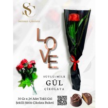 Gül Şekilli Tekli Buket Spesyal Çikolata