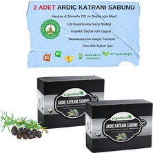 Vento Store Organicsun Doğal Ardıç Katranı Sabunu 140 gr x 2 Adet Tüm Cilt Tipleri Için Antiseptik ve Yenileyici