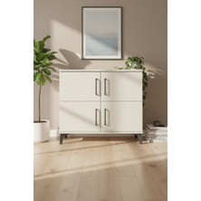 Silva Şifonyer 3 Raflı 4 Kapaklı 88X30X80 Aytaşı Şifonyer