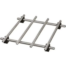 Ikea Lamplig Nihale Altlık, 17,8 x 17,8 Cm, Paslanmaz Çelik