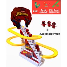 Magicway Dön Dolaş Spiderman Oyunu Işıklı Müzikli Pilli Merdivenden Çıkıp Kaydıraktan Kayan Yavru Spider-Man