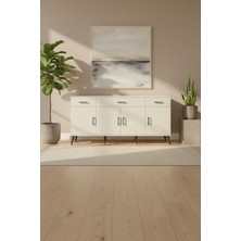 Aura Konsol: 3 Çekmeceli, 4 Kapaklı, 3 Raflı Aytaşı Konsol (176CM)