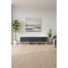 Luna Tv Ünitesi 4 Çekmeceli 176CM Aytaşı/antrasit - Şık ve Fonksiyonel