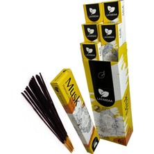 Layansaa Musk (Misk) Kokusu Özel Aroma Kokusu Agarbatti Arınma Meditasyon 20 Adet 1 Paket Çubuk Tüts