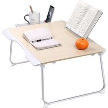 G6 Ultimate Çekmeceli Notebook Tablet Laptop Çalışma Masası Ahşap Rengi