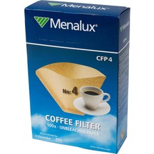Menalux Cfp4 - 100 Kağıt Filtre, Numara 4, Damla Kahve Makinesi Için