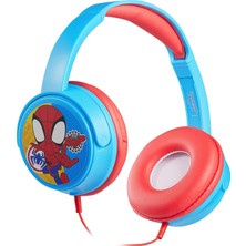 Vento Store Marvel Spıderman Kablolu Kulaklık Çocuk Kulaklığı Lisanslı Hediye Stıckerlı MV-6513-SAF