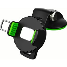 Ally 360 Dönebilen Torpido Üstü Vakumlu Araç Oto Telefon TUTUCU-(5775) - SA002G-6FSBR3