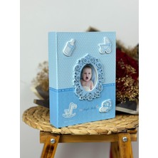 Vento Store Rabsev 10X15CM 200 Fotoğraf Kapasiteli Lüks Çerçeveli Bebek Fotoğraf Albümü RSPP46200-M