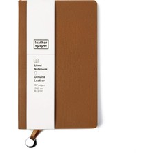 Leather & Paper LP1129 Defter, Taba, Çizgili