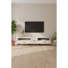 Luna Tv Ünitesi 220CM: 2 Raf, 3 Çekmece - Aytaşı Tv Sehpası