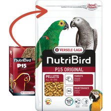 Verselelaga Nutribird P15 Original Papağan Pelet Yem 1 Kg, 810-422125