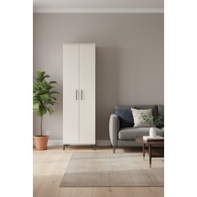 Luna Dolap 5 Raflı 2 Kapaklı 60X44X195 Aytaşı-Aytaşı