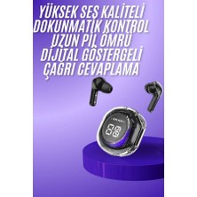 Yeni Nesil Bluetooth Kulaklık Dijital Göstergeli Gaming Dokunmatik 5.3 Kablosuz - SA002G-6F9OS8