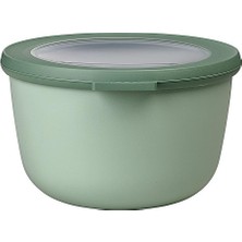 - Multi Bowl Cirqula Round - Kapaklı Saklama Kabı - Buzdolabı Için Hava Geçirmez Saklama ve Mikrodal