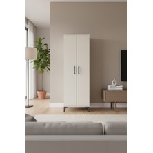 Silva Dolap 4 Raflı 2 Kapaklı 60X30X182 Aytaşı Dolap