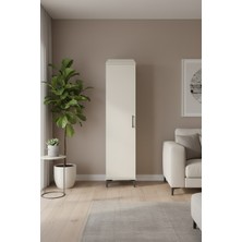 Luna Dolap 4 Raflı Tek Kapaklı 44X44X182 Aytaşı