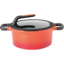 Berghoff Gem Stay Cool Soft Orange Tencere 28 cm