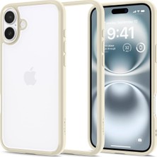 Vento Store Spigen iPhone 16 Plus ile Uyumlu Ince Kılıf Ultra Hybrid Sararma Karşıtı Duraclear Hava Kanalı Tekno