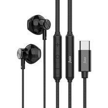 Vento Store Juo Type-C Mikrofonlu Kablolu Kulak Içi Kulaklık Metal Dac Çip Destekli Enc Gürültü Engelleme