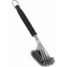 Vento Store Busstier Dikey Izgara ve Mangal Temizleme Fırçası Paslanmaz Çelik Kıllı Deterjansız Derin Temizlik F