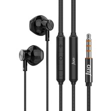 Vento Store Juo 3.5mm Jack Girişli Mikrofonlu Kablolu Kulak Içi Kulaklık Metal