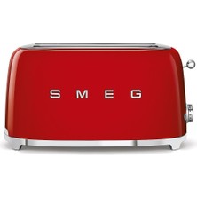 Smeg TSF02RDEU Ekmek Kızartma Makinesi, Kırmızı