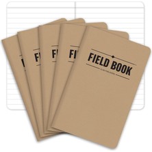 Field Notebook – 8,9 x 14 cm – Graph Memo Kitap, 5 Adet ELAN-FN-003A