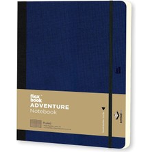 66 Özel Seri Adventure Esnek Notebook, 17X24 Royal Blue Çizgili 192 Sayfa, 85G