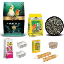 Paraket Yem ve Besin Takviyesi Seti