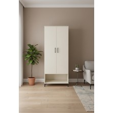 Silva Dolap 5 Raflı 2 Kapaklı 88X30X221 Aytaşı-Aytaşı | Düzenli Depolama