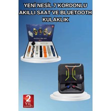 2025 Model Kablosuz Kulaklık ve Yeni Nesil Akıllı Saat Metal Kayış Plastik Kay? - SA002G-6F68O