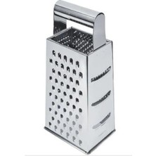 Xesha Paslanmaz Çelik Sebze ve Meyve Rendesi Taşınabilir Metal Rende 4 Taraflı Kullanım