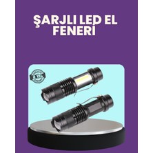 Suya Dayanıklı 4 Modlu Mini LED El Feneri - SA002G-6F86M3