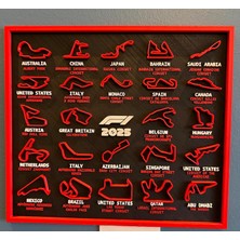 Shop A Way 2025 Yarış Takvimi | Duvara Asılabilir Calendar